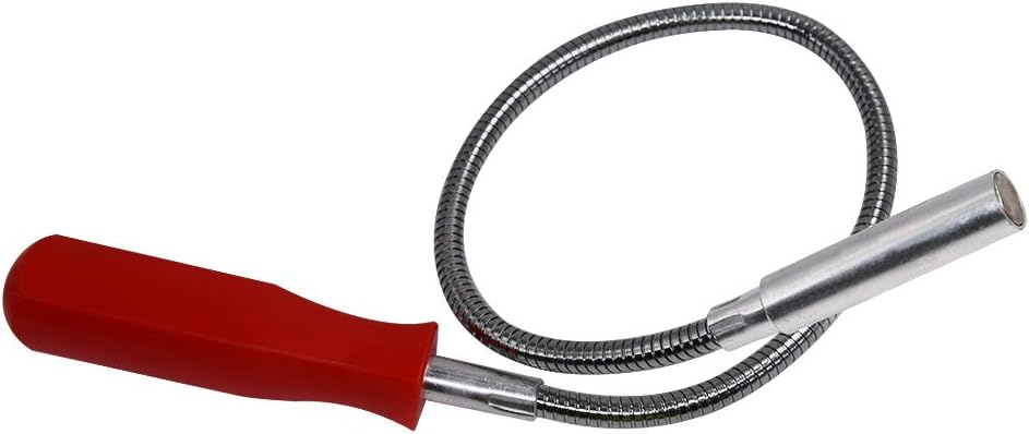 HARDK Flexible Magnetic Pickup 24” 8LB Bend-It Magnet Snake Pick-Up Sweeper Bendable Retriever Stick Gifts for Men Women Husband Birthday Father's Day,Christmas