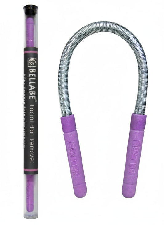 Set of 2 Bellabe Facial Hair Removers – Assorted Colors | Made in USA | Quick & Easy Hair Removal for Upper Lip, Chin, Cheeks, Neck Area, & Sideburns