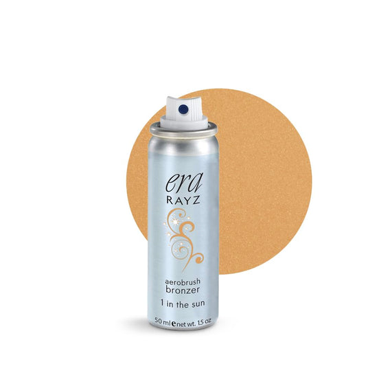 ERA Rayz spray on bronzer (1 In The Sun, 1.5 oz) - airbrush makeup, everyday, buildable, professional aerobrush cosmetics by Era Beauty