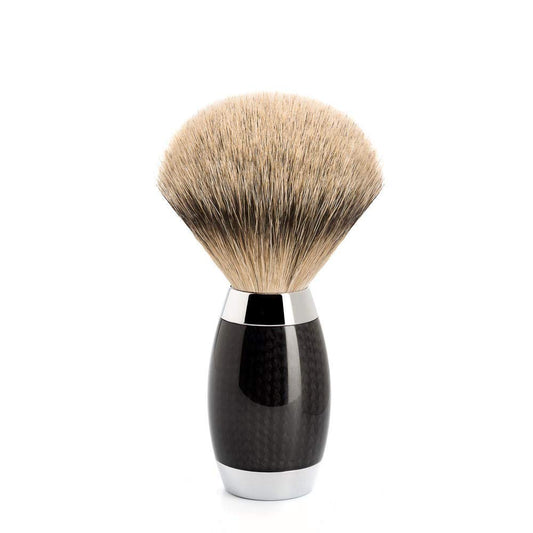 MÜHLE EDITION CARBON Silvertip Badger Shaving Brush