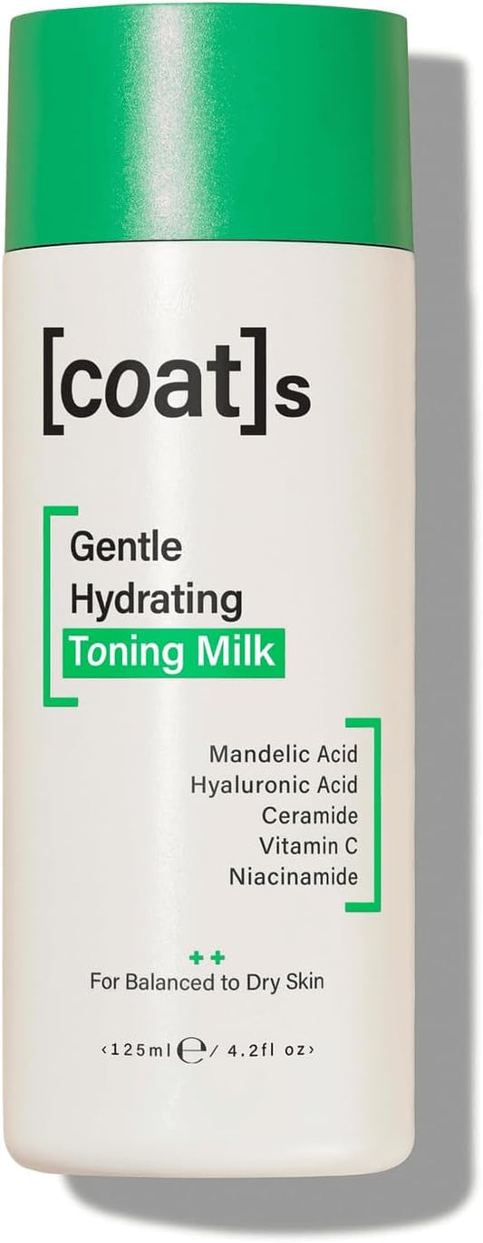 Coats Gentle Hydrating Toning Milk – Hydrates, Protects & Exfoliates to Prevent Breakouts – Dermatologist Approved & Clinically Proven – 4.2 oz
