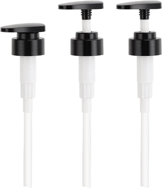 Lotion Dispenser Pump Head, Segbeauty 3 Pack Shampoo Shower Bottle Pump Replacement, Empty Refillable Bottle Tube Pump Top for Soap Conditioner Lotion Body Wash Bathroom Kitchen