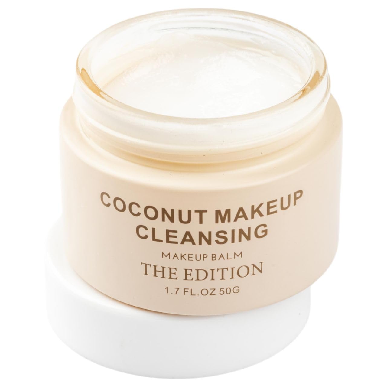 The Edition Coconut Balm Makeup Remover & Cleansing Balm – Gentle Face & Eye Makeup Cleanser for Waterproof Makeup, Hydrating Skincare for All Skin Types, 50g