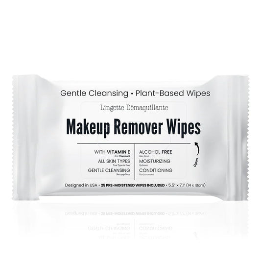 World Amenities - Bulk Makeup Remover Wipes - 25 Wipes per Bulk Pack - Resealable Packaging for Convenience