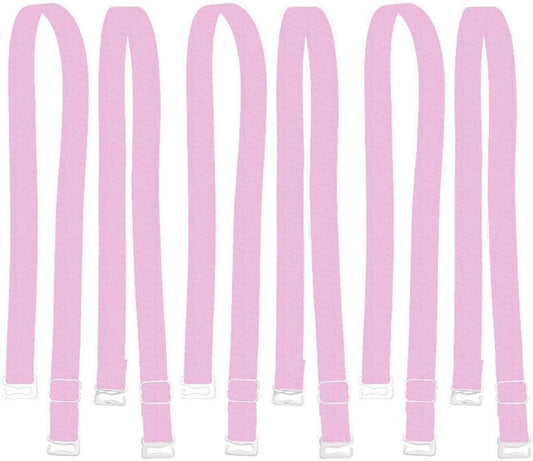 3 Pairs Adjustable Non-Slip Bra Straps Replacement for Women