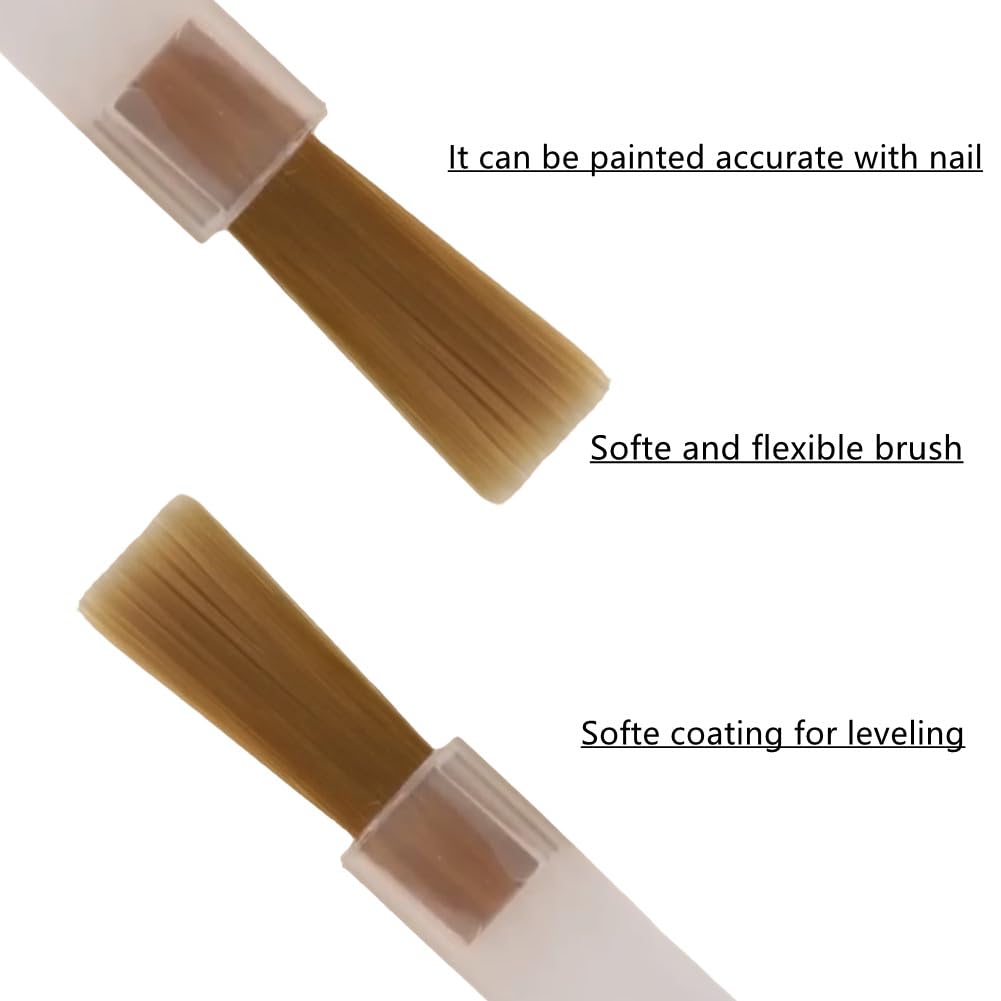 Builder Nail Gel, 7-in-One Clear Builder for Nails, LED Lamp Cured Color Rubber Base Gel Polish Coat Strengthener Thickening Extension Rhinestone Glue in a Bottle for DIY Home Salon Gifts