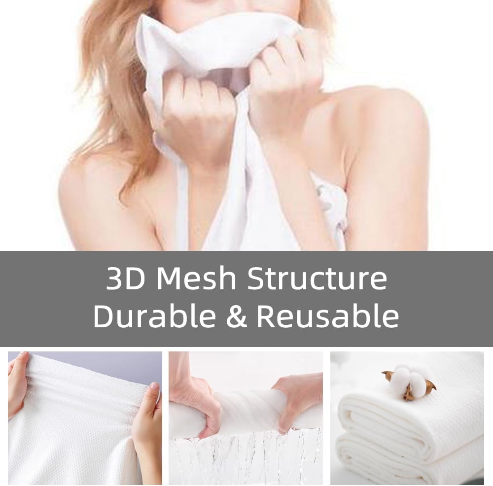 Reusable Travel Towel Compressed, Larger and Thicker Compressed Towel Tablets, Disposable Bath Towel for Camping Hiking Beach Swim(63x31 inch,3 Pack)