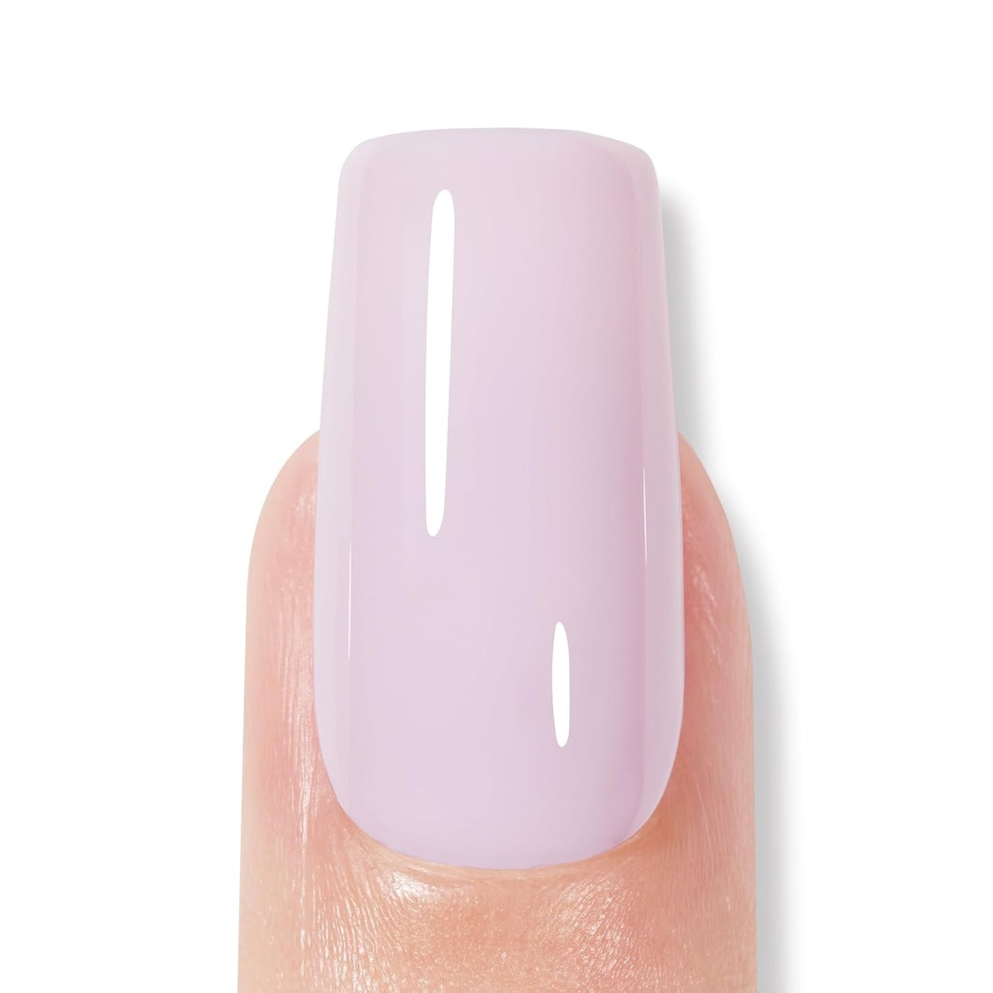 AILLSA Light Pink Nail Gel Polish Nude Baby Pink Gels Polish Color Fall Winter Mauve Jelly Nails Art Natural Nail Polish Soak Off U V Gel Nail Manicure at Home Holiday Gift For Women 0.51 Fl Oz