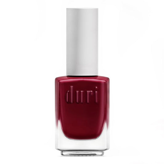 duri Nail Polish, 730 Pisces, Burgundy Garnet Red, Full Coverage, Glossy Finish, 0.45 Fl Oz