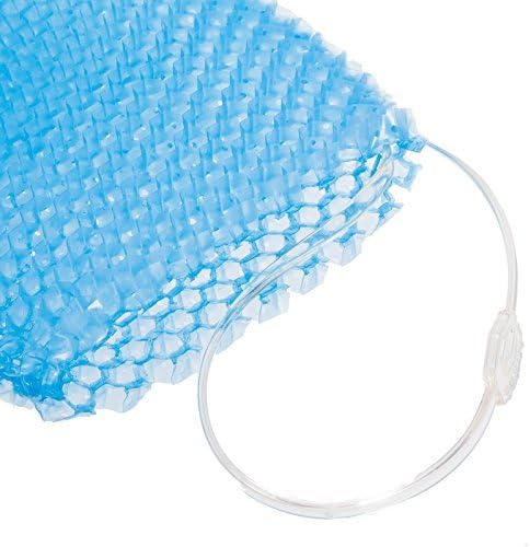 Supracor Spa Bath Mitt Body Exfoliator Face Scrub Sponge, Blue