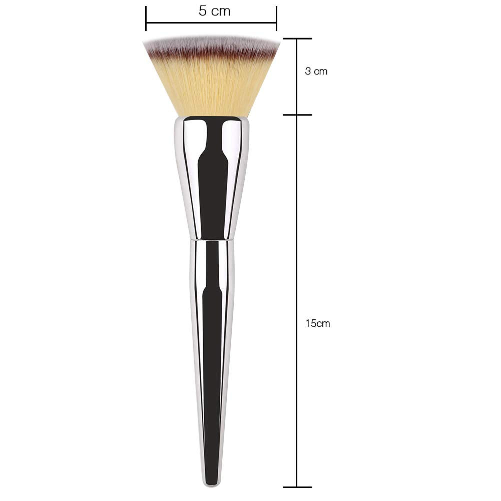Flat Top Foundation Brush,Daubigny Large Powder Brush Premium Durable Kabuki Makeup Brush Perfect For Blending Liquid,Cream and Flawless Powder,Buffing, Blending,Concealer