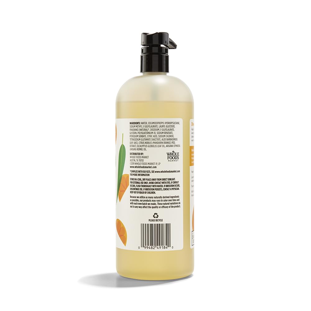 365 by Whole Foods Market, Foaming Shower Gel, Satsuma & Eucalyptus, 32 Fl Oz