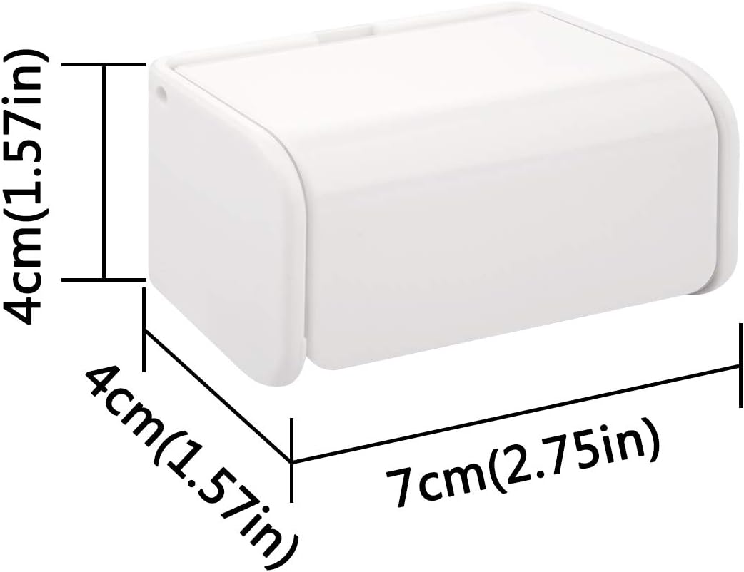 Toothbrush Holder Wall Mounted with Cover for Bathroom, 2 Slots Toothbrush Storage Organizer for Shower, Self Adhesive Toothbrush Hanger Rack for Dorm, Cabinet