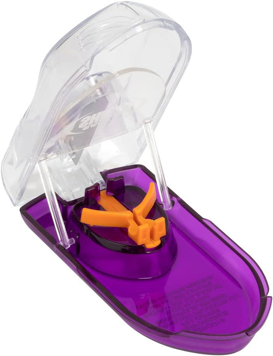 EZY DOSE Pill Cutter with Safety Shield, Precise Tablet Splitter for Cutting Pills, Vitamins, or Medication, Easy-to-Use Compact Design, Durable and Portable Pill Slicer Tool, Purple