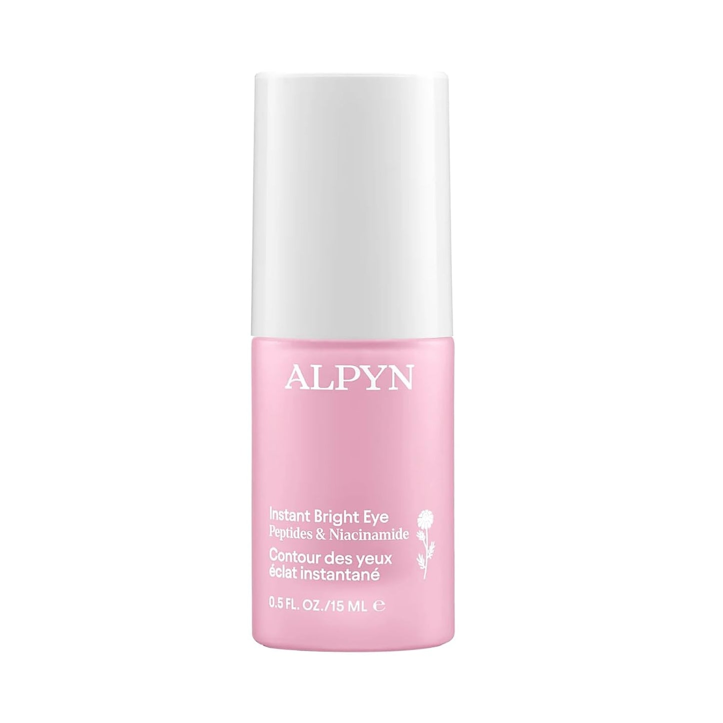 ALPYN Instant Bright Eye with Peptides & Niacinamide | Brightens Dark Circles, Visibly Firms & Softens Fine Lines | 0.5 Fl Oz / 15 ml