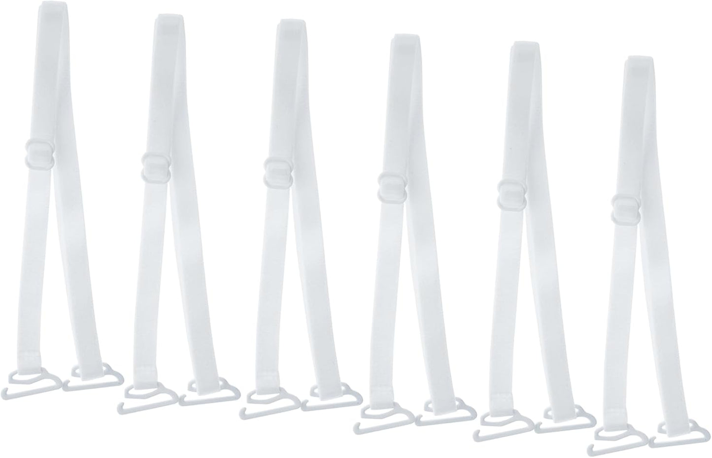 Magicmode 3 Pairs Bra Strap Replacement Elastic Adjustable Removable Multi Color