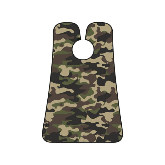 Camo Beard Bib Apron, Beard Hair Catcher For Men Shaving, Waterproof With Suction Cups