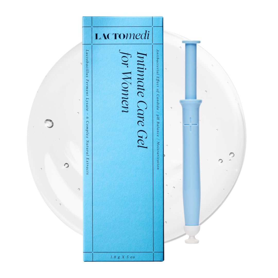 LACTOMEDI Intimate Care Gel | 5-Day Intensive Care Package | Vaginal Probiotics Applicator | Yeast Infection Care | BV Gel | pH Balance Gel | Itchiness and Unpleasant Odor | 1Box x 5pcs