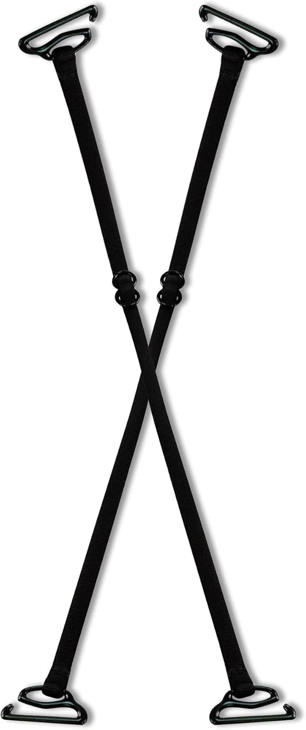 Magicmode 3 Pairs Bra Strap Replacement Elastic Adjustable Removable Multi Color