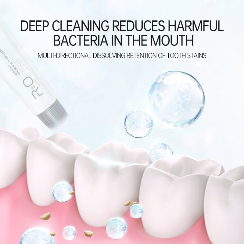 R&O Ageratum Whitening Toothpaste with Bamboo Charcoal, 3.53 oz - Great for Teeth Whitening, Removes Stubborn Stains, Long - Lasting Fresh Breath, Reduces Plaque, Promotes Oral Health