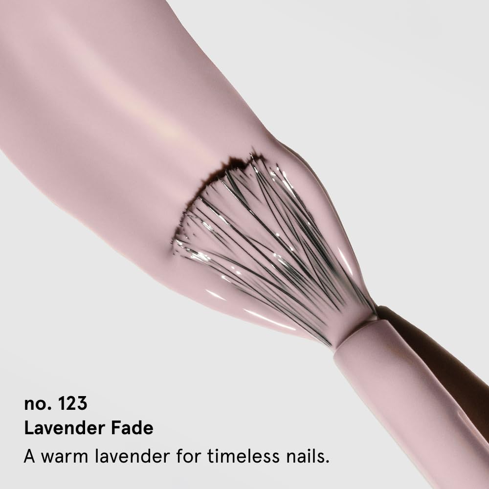gitti Plant-based Nail Polish I Non-Toxic, 30-Free, Based On Natural Origin Ingredients, Cruelty.Free, Vegan, High Performance Colors, Glossy Finish, Shade no. 123 Lavender Fade (0.5 fl oz)