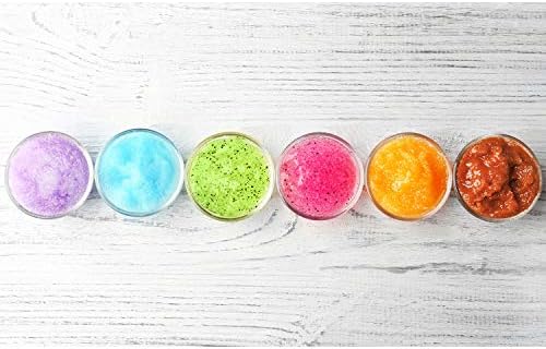 12 Pack Small Plastic Containers with Lids Clear Plastic Favor Storage Jars Wide Mouth for Beauty Products (5 Ounce, Clear)