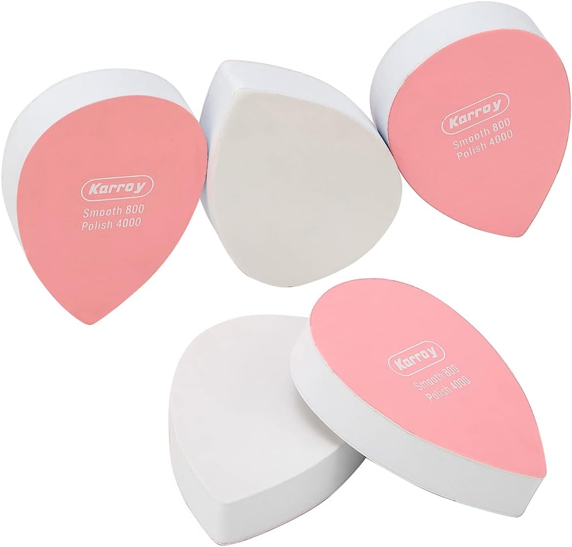 Nail Files and Buffers for Natural Nails Smooth and Polish Gel Surface 400/600/4000 Grit (A-Drop)