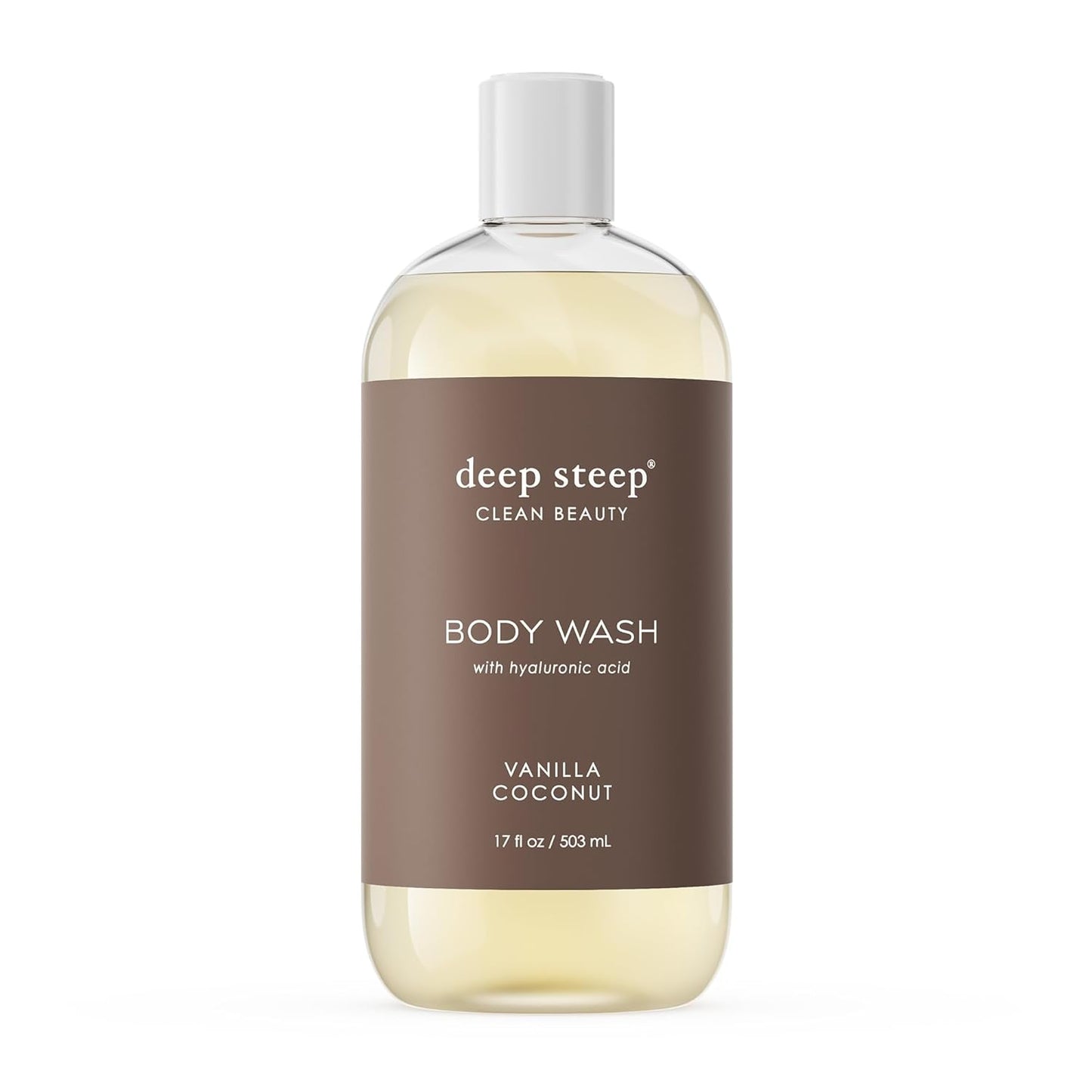 Deep Steep Body Wash, 17oz (Vanilla Coconut)