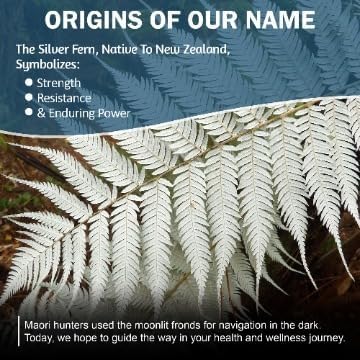 Silver Fern Stress Complex Supplement - with Caffeine - Sleep, Worry, Mood & More - with Saffron Supplements, L-Theanine Supplement, and Myo-inositol - Natural Stress Relief Supplements - 30 Servings