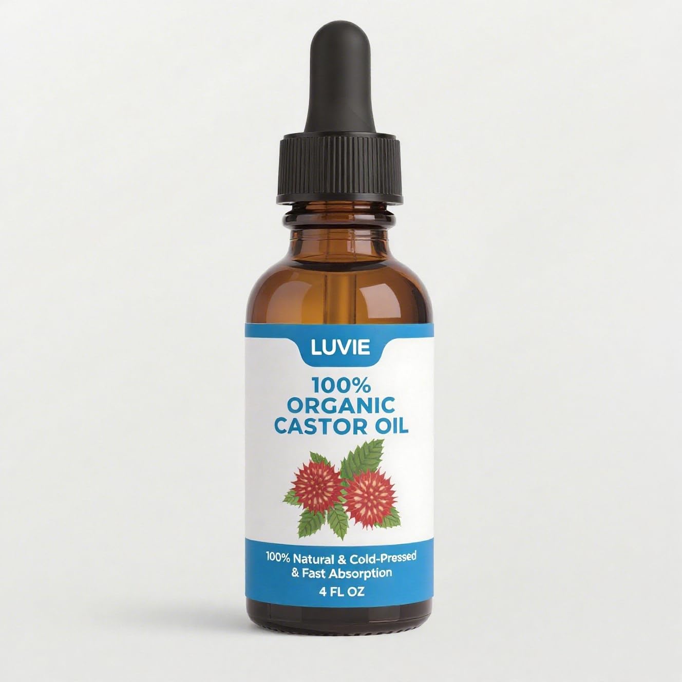 Luvie Castor Oil ， Organic Cotton Castor Oil GetLuvie for Liver Support, Digestion Aid, Muscle Relaxation Comfortable 1pcs