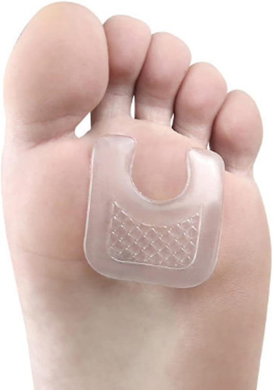 10 Pieces Waterproof Toe Cushions Pads, U-Shaped Gel Callus Pads from Rubbing, Reusable Callus Cushions