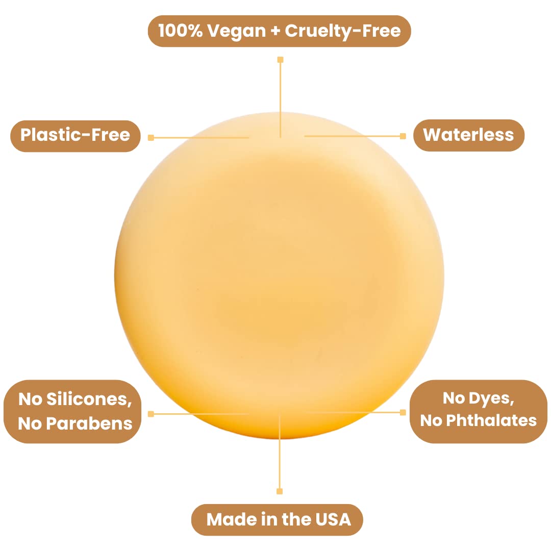 ECO ROOTS Eco Lotion Bar for Dry Skin – Natural Solid Moisturizer with Candelilla Wax & Coconut Scent, Travel-Friendly, Zero Waste, Long-Lasting Hydration