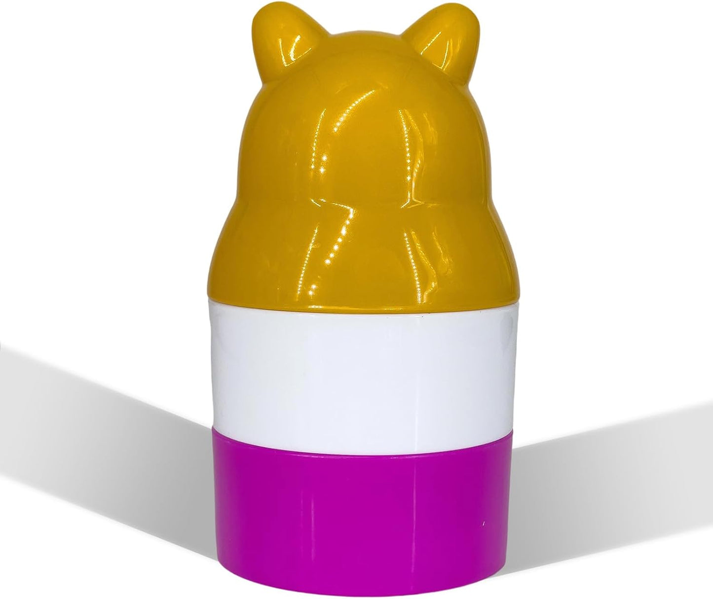 Sunscreen Applicator, Purple Cat Refillable Roll on Sponge Sunscreen Holds 2.5fl oz For Kids Women Men Outdoor Mess Free Portable Travel