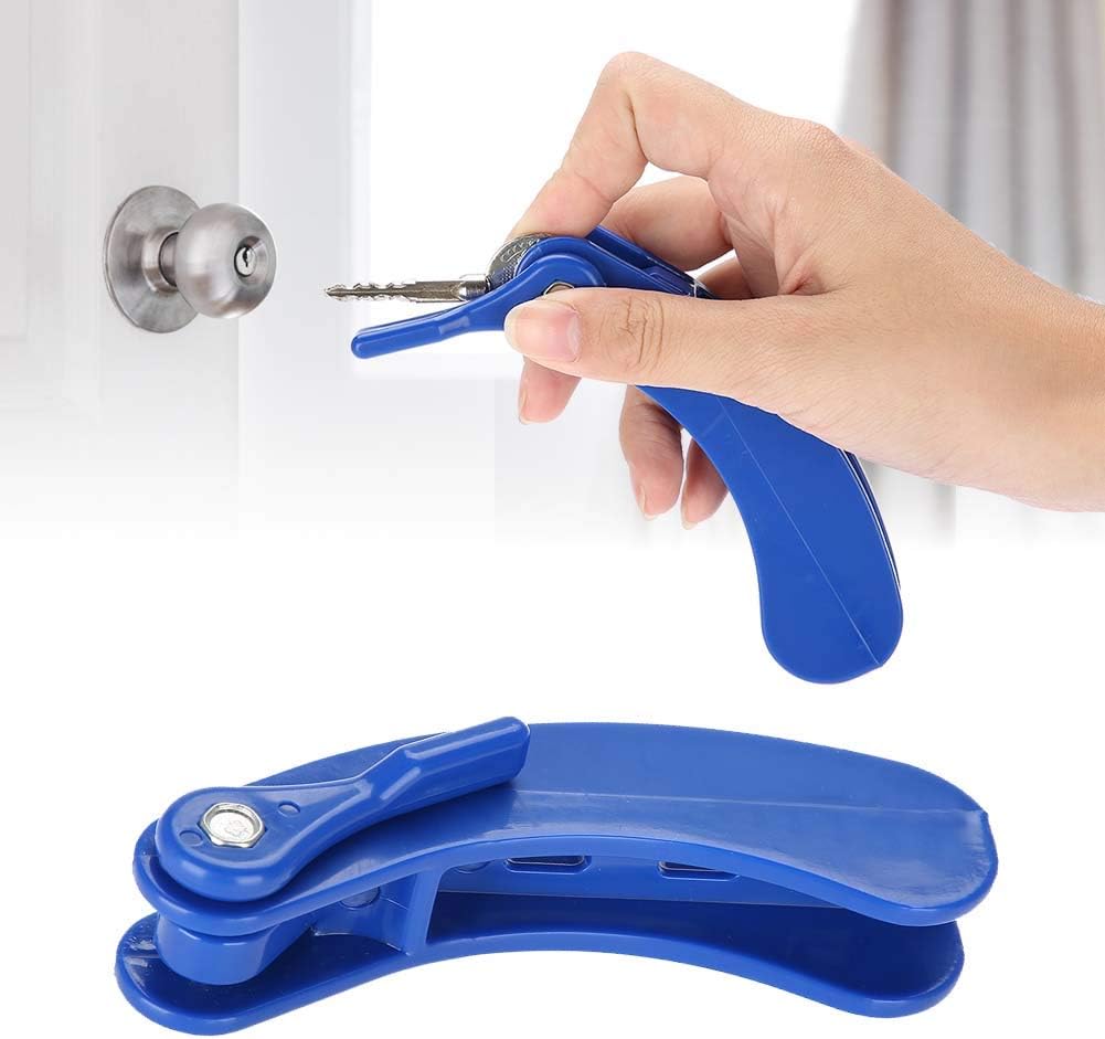 Horoper Key Turner Aid, Key Extender Folding Key Holder Tools for Hands, Foldable Secure Key Holding and Turning Device, Key Aid Turner Holder Door Opening Assistance with Grip for Hands Elderly