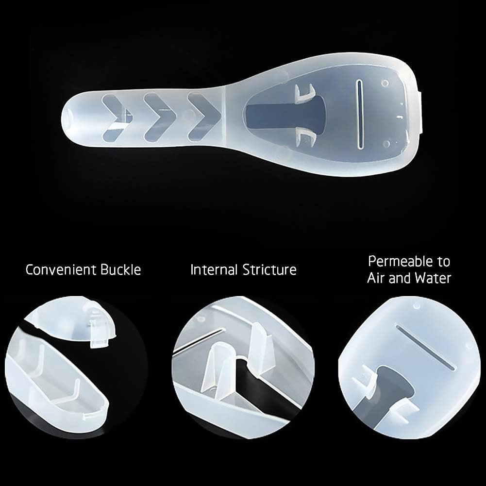 2Pcs Clear Portable Travel Men Manual Razor Protector Plastic Box Cover Container Storage Shaver Holder Protector Case Organizer, Compact Ttravel Razor Protector Men's Electric Shaver Accessories