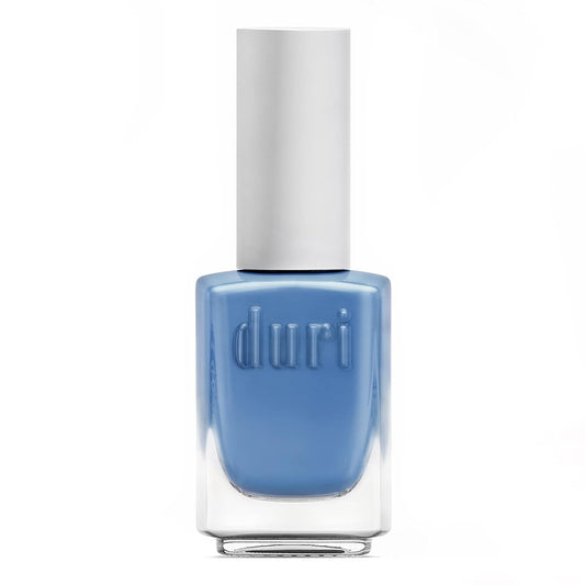 duri Nail Polish, 783 Freeze The Day, Muted Blue, Full Coverage, Glossy Finish, Quick Drying, 0.45 Fl Oz