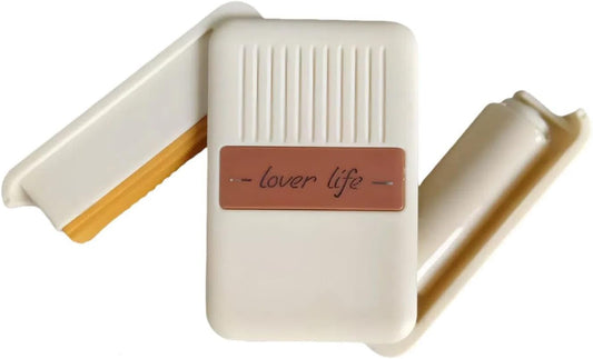 Mini Lint Roller Reusable Travel Lint Rollers for Clothes Portable Lint Remover for Pet Hair Purse Dust Fuzz Washable Sticky Small Size Compact 1.9''×1''×2.9''(White)