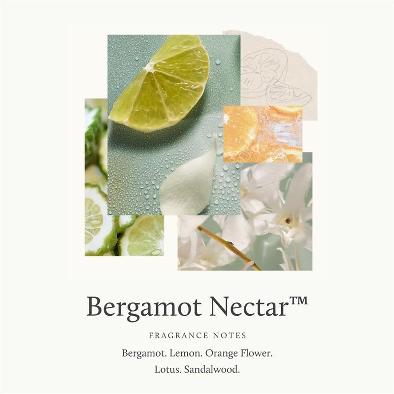 Thymes Nourishing Body Cleanser - Large Moisturizing Body Wash with Pump - Hydrating Cleanser - Notes of Bergamot, Orange Flower, Lemon, Lotus & Sandalwood. (Bergamot Nectar, 16 fl oz)