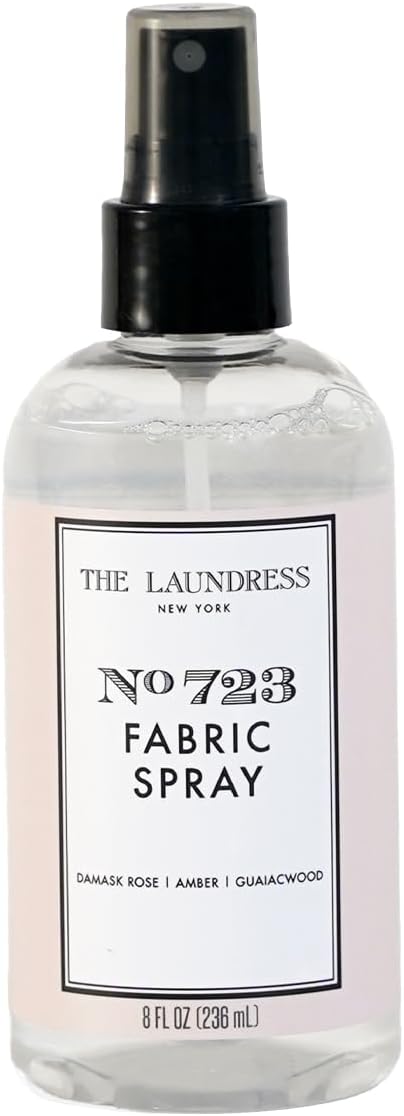 The Laundress No. 723 Fabric Spray, Wrinkle Release, Upholstery & Linen Spray, Fabric Refresher, Rose Inspired Scent, 8 Fl Oz