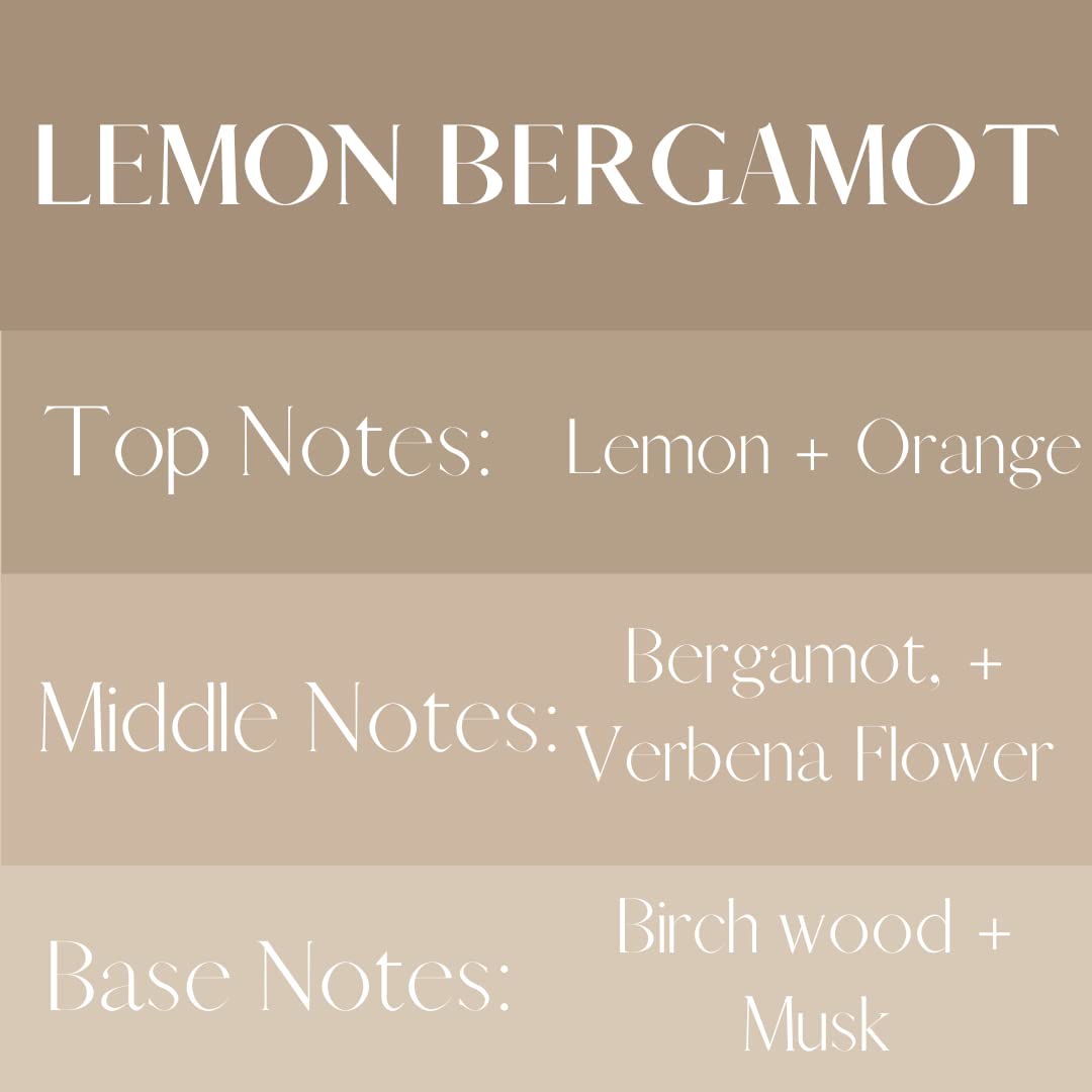 River Birch Lemon Bergamot Linen and Room Spray | Home Fragrance | 4 oz Glass Amber Bottle | Luxury Signature Scent | Handmade in Texas