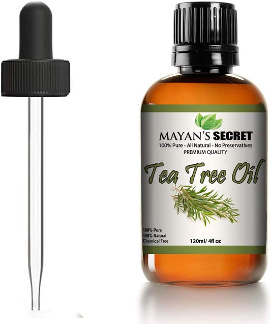 Tea Tree Essential Oil - 100% Pure and Natural Australian Melaleuca Huge 4 oz Glass bottle