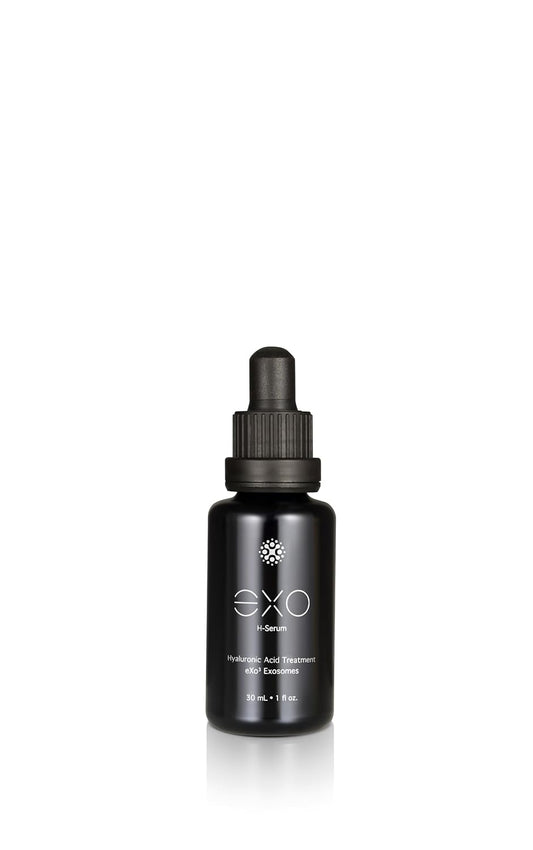 EXO SKIN SIMPLE - EXO H-SERUM™ Exoceuticals Hyaluronic Acid Treatment - Luxury Beauty Serum for Hydration - Premium Exosomes Skincare - Hydrating & Moisturizing with Aloe Vera - 30ml, 1fl.oz.