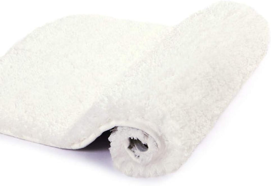 Walensee Large Bathroom Rug (24 x 48, Ivory) Extra Soft and Absorbent Shaggy Bath Mat Machine Washable Microfiber Non Slip Luxury Floor Mat