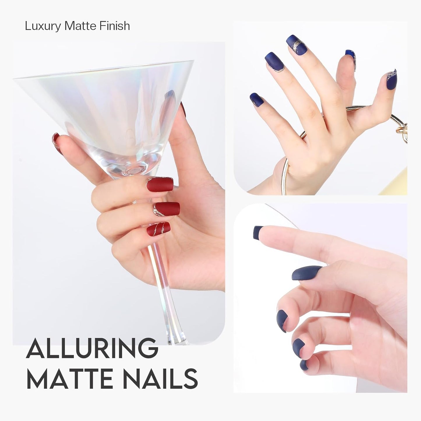 Matte Top Coat Nail Polish: Clear Quick Dry Nail Polish Fast Air Drying Long Lasting Clear Coat Matt Effect for Manicure Salon Quality 0.34 FL Oz