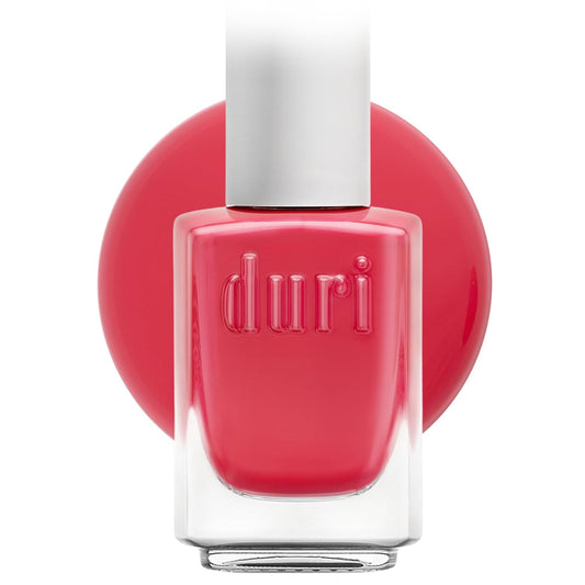 duri 74 Coral Conquest Nail Polish, Orange, Full Coverage, Super Glossy, Lasting, 0.45 Fl Oz