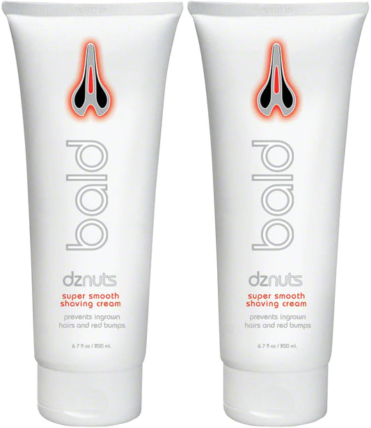 dznuts - Bald Super Smooth Shaving Cream - Prevents Razor Burns, Ingrown Hairs, Cooled and Moisturized Skin - 6.7 fl. oz, 2 Pack
