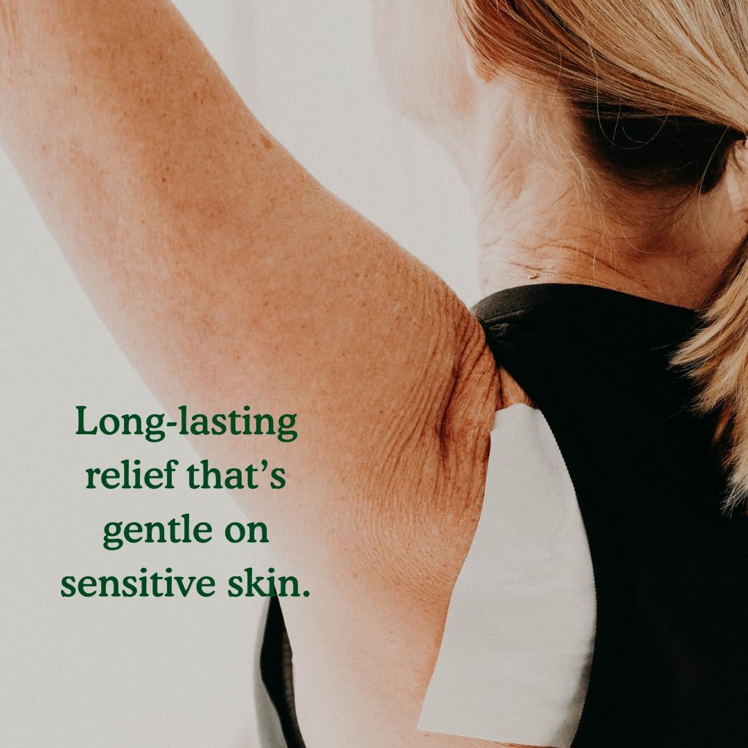 Nature's Willow Relief Patches – Fast-Acting, Plant-Based Topical Solution to Help with Sore Muscles & Joints | 6 Patches per Pack | 1-Pack