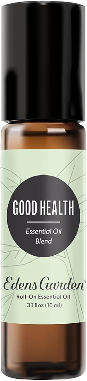 Edens Garden Good Health Essential Oil Roll-On Blend- 100% Pure Premium Grade, Natural, Therapeutic, Aromatherapy, Kid & Skin Safe, The Best For Comfort, Health, Wellness Pre-Diluted 10 ml (.33 fl oz)