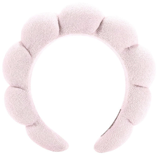 Spa Headband Material, Unique Design, Size, Widely Used, Reminder, Light Pink