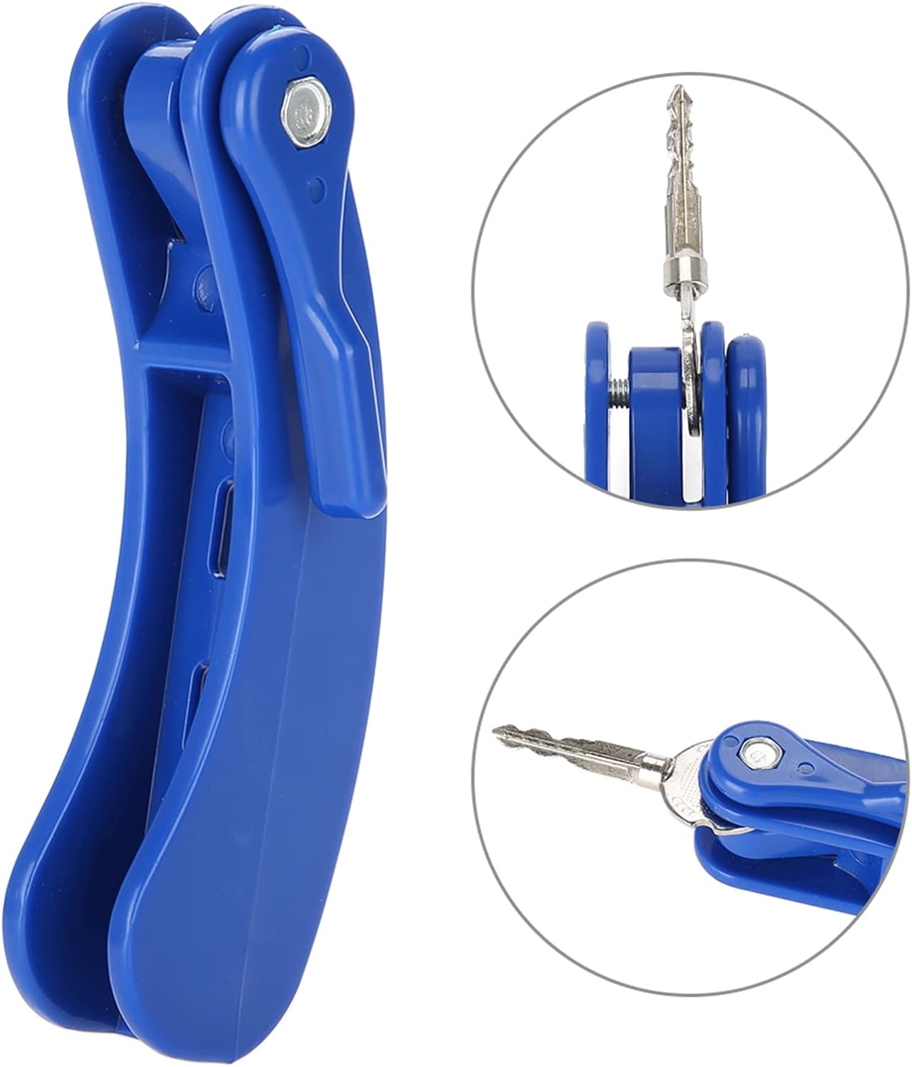 Key Turner with Space for 2 Keys, Device. Key Aid Turner Holder Door Opening Assistance with Grip for Arthritis Hands Elderly and Disable